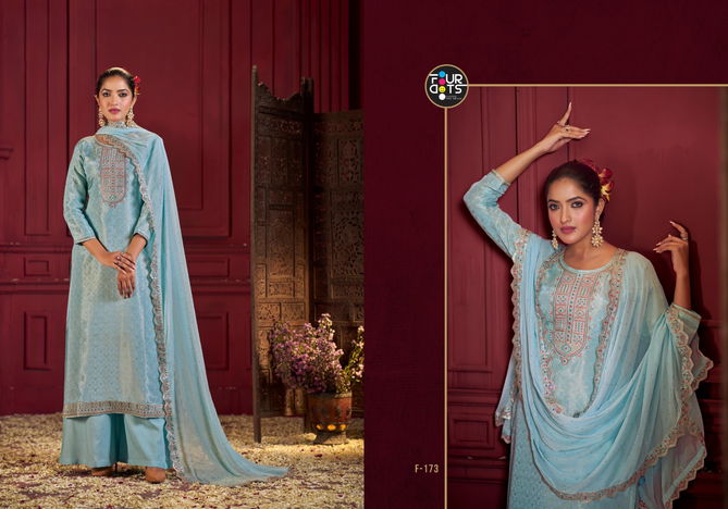 Rahi By Four Dots Organza Silk Designer Dress Material Wholesale Clothing Suppliers In India
